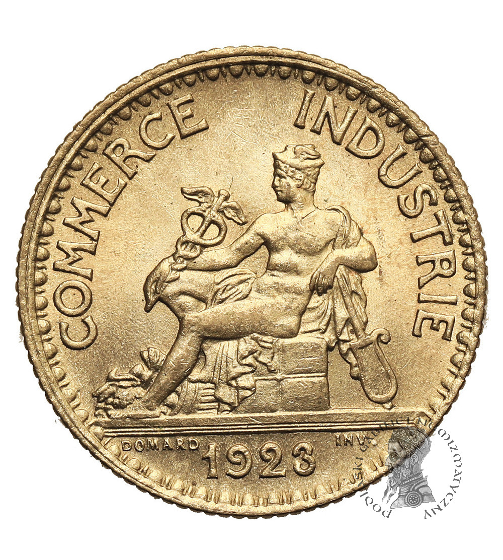 France, Third Republic 1871-1940. 1 Franc 1923, Chambers of Commerce
