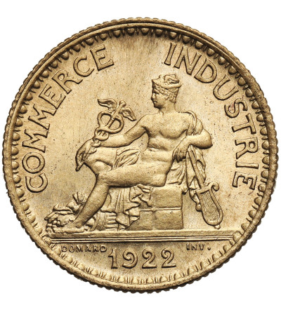 France, Third Republic 1871-1940. 1 Franc 1922, Chambers of Commerce