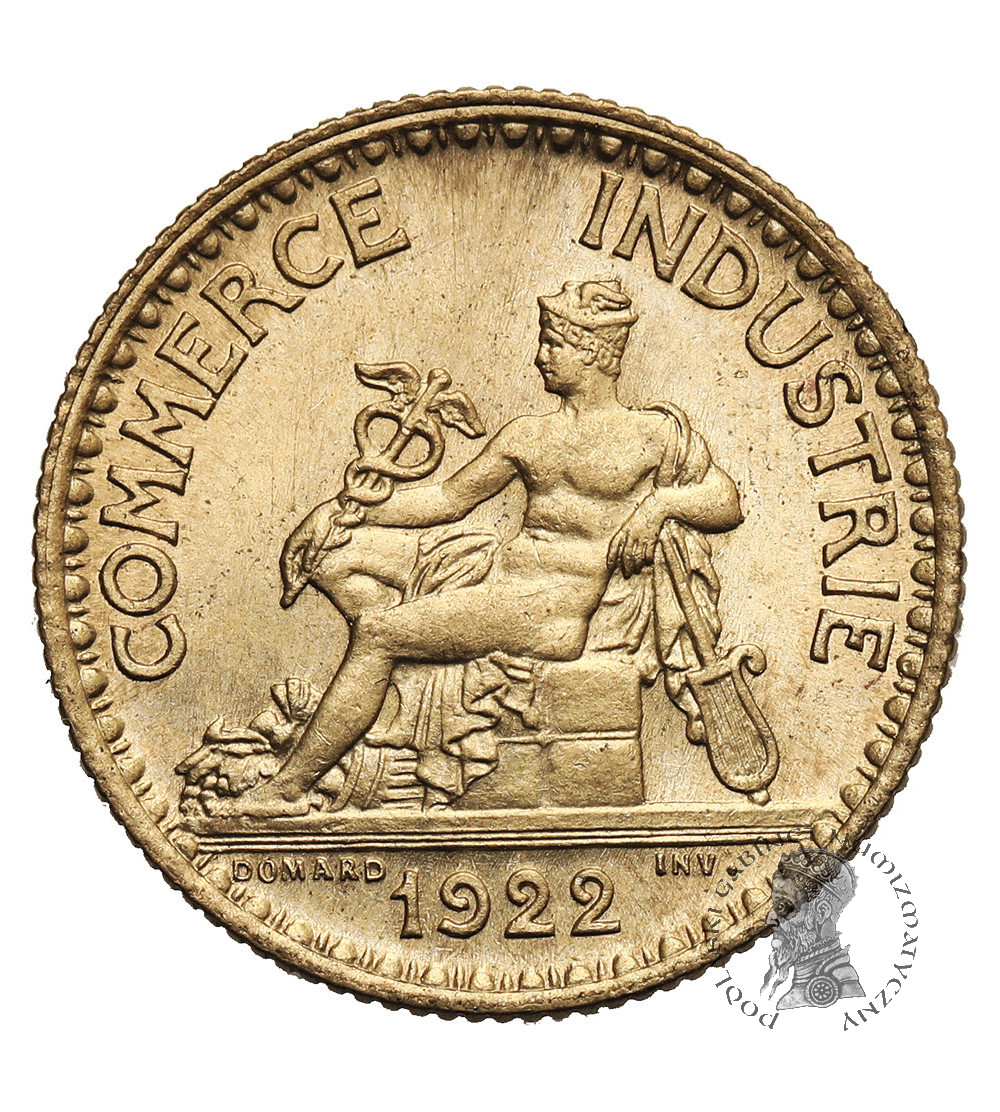 France, Third Republic 1871-1940. 1 Franc 1922, Chambers of Commerce
