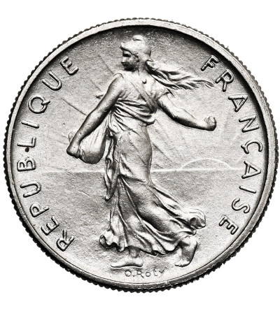 France, Fifth Republic (1958 - present). 1/2 Franc, 1965, O. Roty