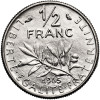 France, Fifth Republic (1958 - present). 1/2 Franc 1965, O. Roty