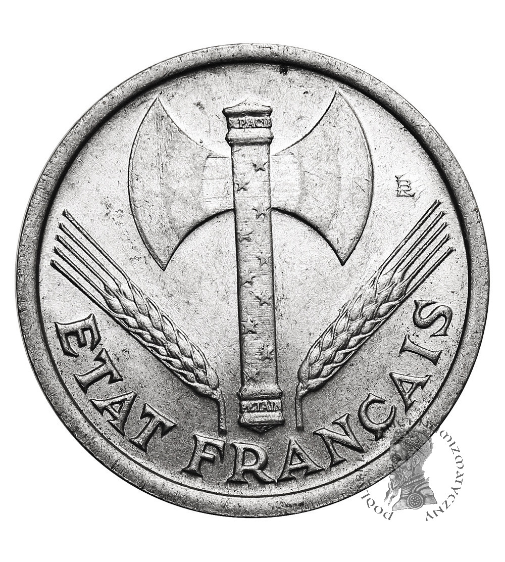 Francja, Państwo Francuskie (Vichy), 1940 - 1944. 1 frank 1942