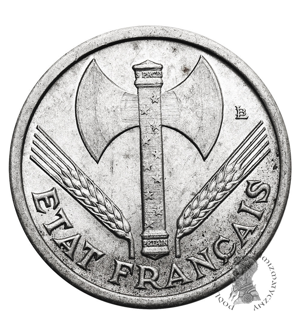 Francja, Państwo Francuskie (Vichy), 1940 - 1944. 1 frank 1944
