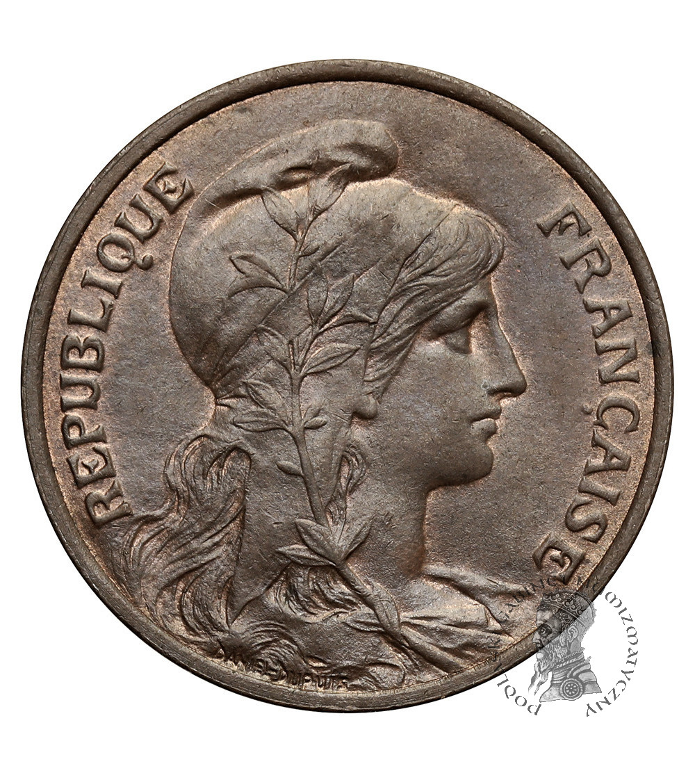 Francja, Trzecia Republika 1871-1940. 5 Centimes 1907, Dupuis
