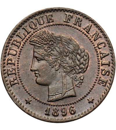 Francja, Trzecia Republika 1871-1940. 1 Centime 1896 A, Paryż, Ceres