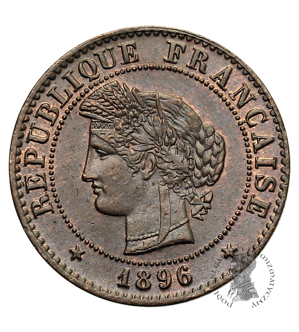 France, Third Republic 1871–1940. 1 Centime 1896 A, Monnaie de Paris / Paris Mint - Cérès