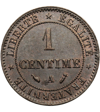France, Third Republic 1871–1940. 1 Centime 1896 A, Monnaie de Paris / Paris Mint - Cérès