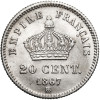 Francja, Napoleon III (1852 - 1870). 20 Centimes 1867 BB, Strasbourg