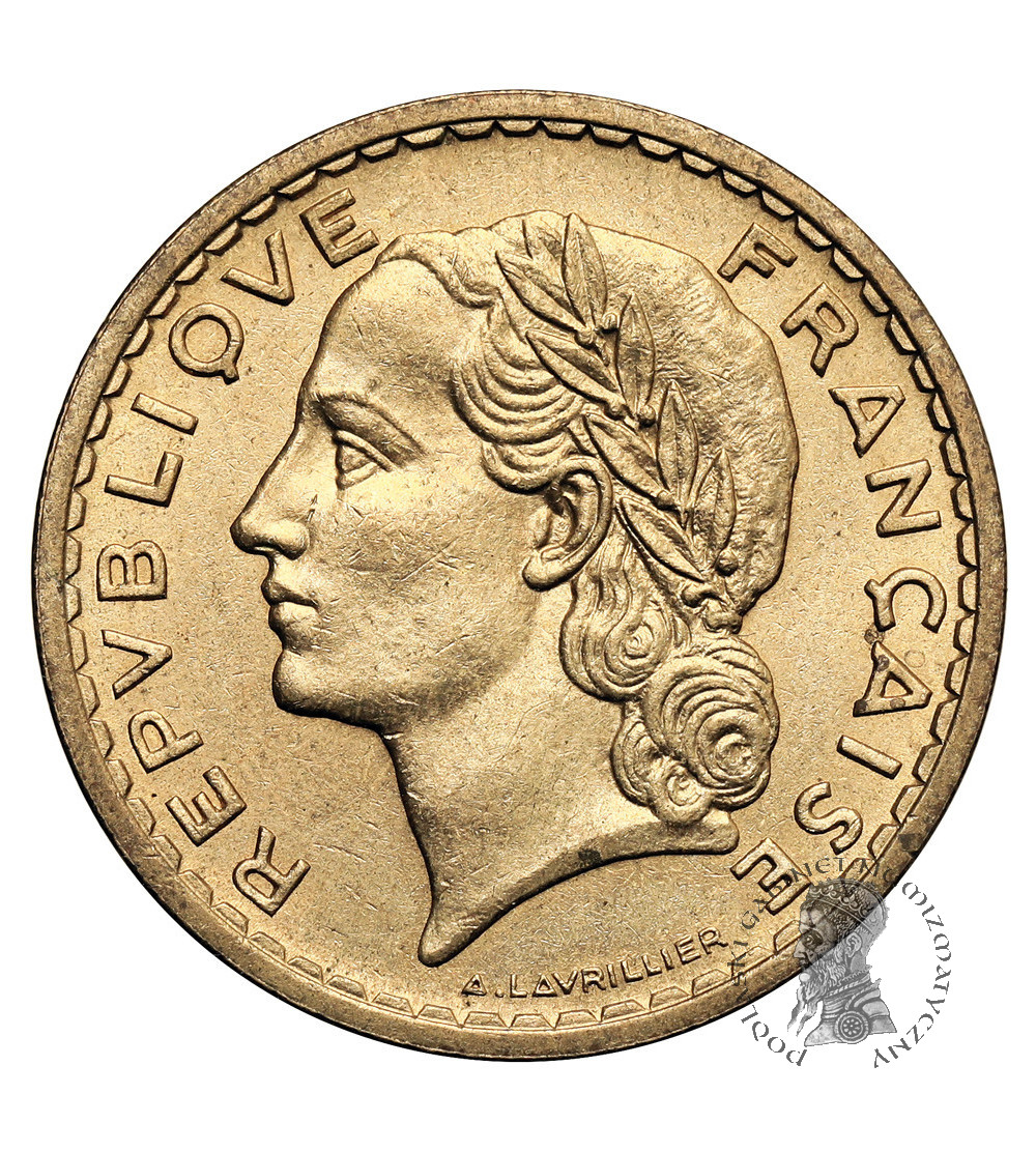 Francja, Trzecia Republika 1871 - 1940. 5 franków 1940, Lavrillier