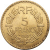 Francja, Trzecia Republika 1871 - 1940. 5 franków 1940, Lavrillier