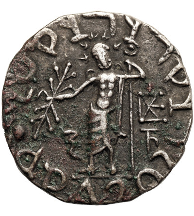 Indo-Scytyjscy królowie Baktrii. Azes I, 57-35 r p.n.e. AR Tetradrachma