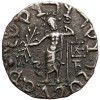 Indo-Scytyjscy królowie Baktrii. Azes I, 57-35 r p.n.e. AR Tetradrachma