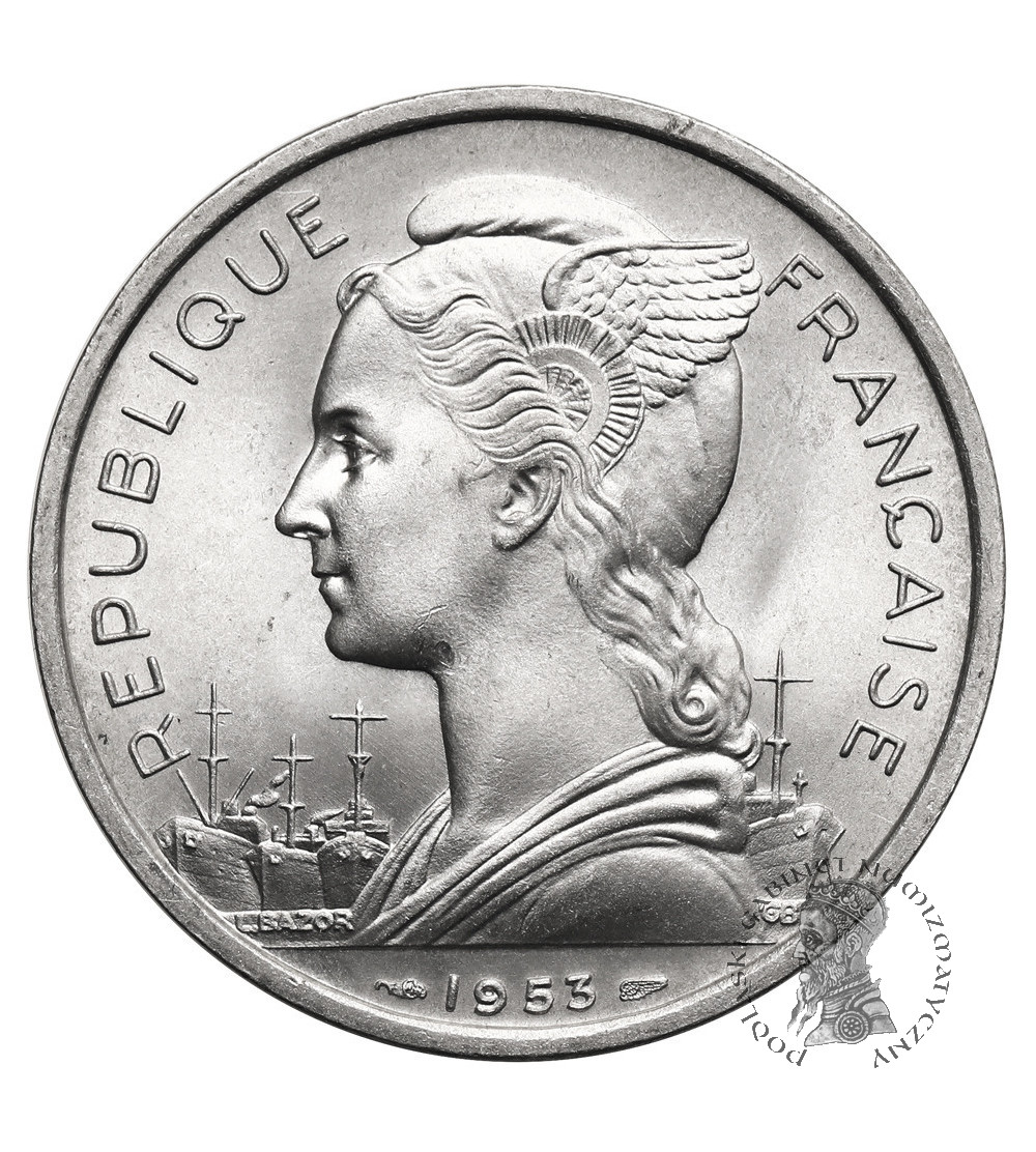 Madagascar. 5 Francs 1953