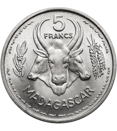 Madagascar. 5 Francs 1953