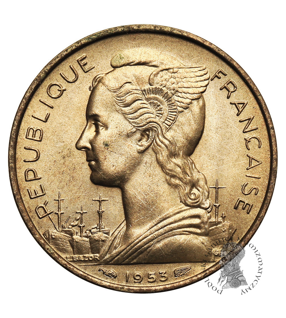 Madagascar. 20 Francs 1953