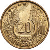 Madagascar. 20 Francs 1953