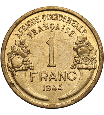 French West Africa. 1 Franc 1944