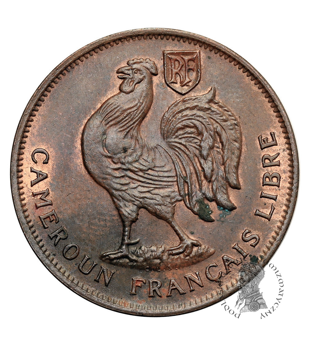 Cameroon. 1 Franc 1943, LIBRE