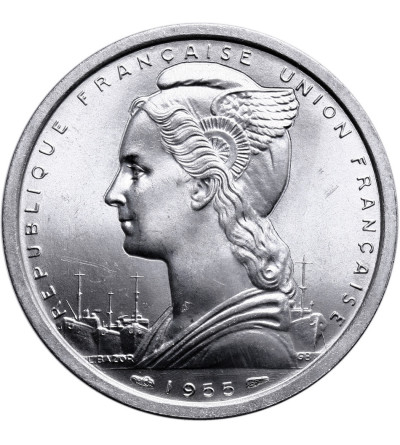 Francuska Afryka Zachodnia, 2 franki 1955