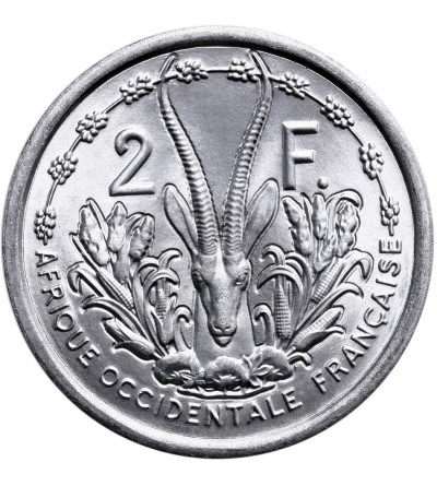 Francuska Afryka Zachodnia, 2 franki 1955