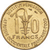French West Africa. 10 Francs 1957