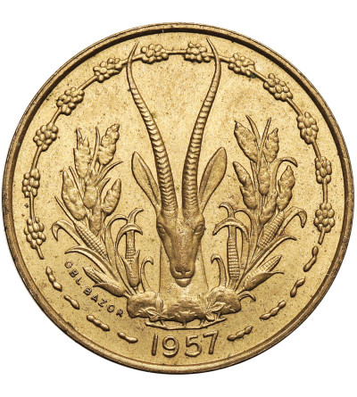 French West Africa. 10 Francs 1957