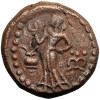 India, Yaudheyas. Post-Mauryan, Tribal Republics of North India, Circa 2nd-4th cent, Punjab-Haryana region. Bronze / AE Tetradrachm