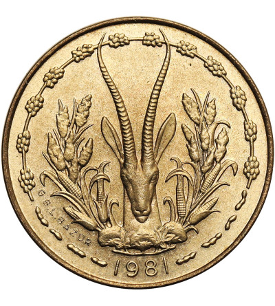 West Africa. 5 Francs 1981