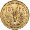 Francuska Afryka Zachodnia. 10 franków 1956