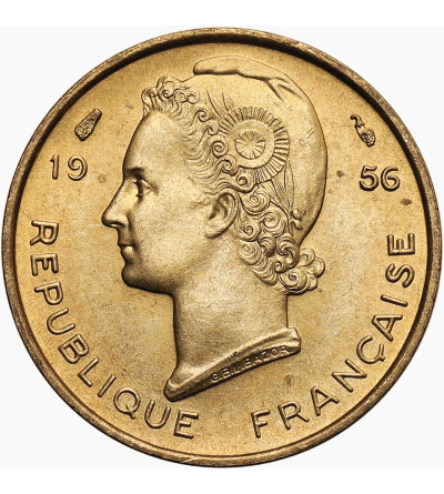 French West Africa. 5 Francs 1956