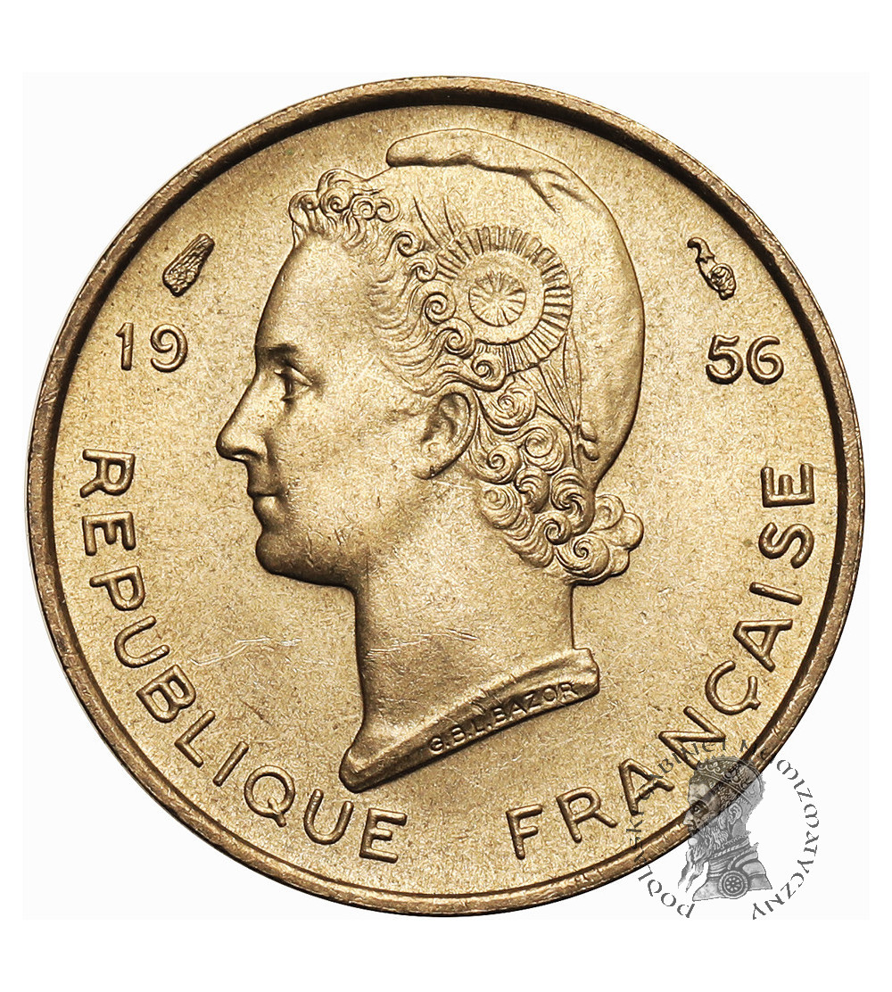 French West Africa. 5 Francs 1956