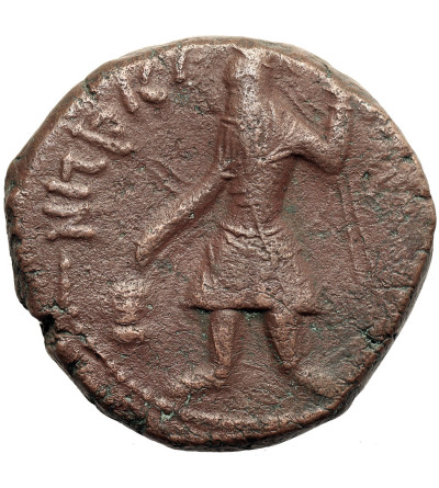 Starożytne Indie. Królestwo Kuszanów w Baktrii. Kanishka I, 127-151 AD. Tetradrachma, mennica Bagram?