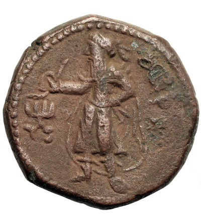 Ancients India. Kushan Empire in Baktria. Kanishka I, 127-151. Tetradrachm, main mint, probably Begram