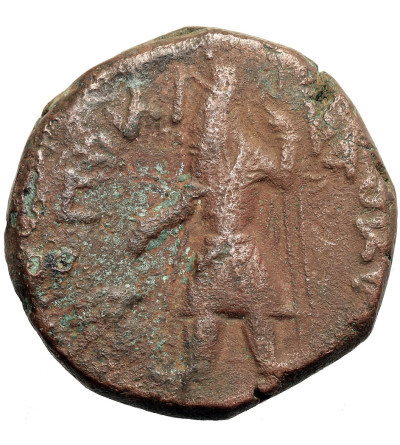 Ancients India. Kushan Empire in Baktria. Kanishka I, 127-151. Tetradrachm, main mint, probably Begram