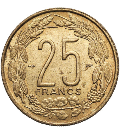 French Equatorial Africa - Cameroon. 25 Francs 1958