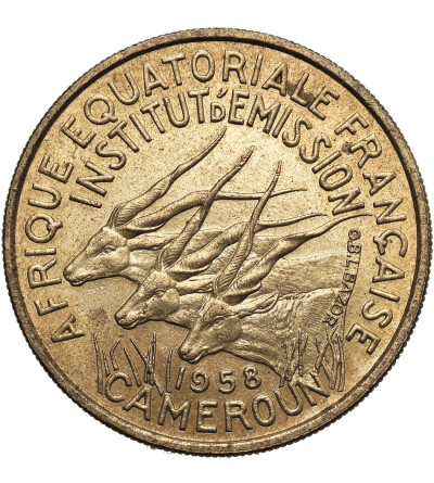 French Equatorial Africa - Cameroon. 25 Francs 1958