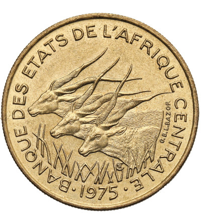 Central African States. 25 Francs 1975