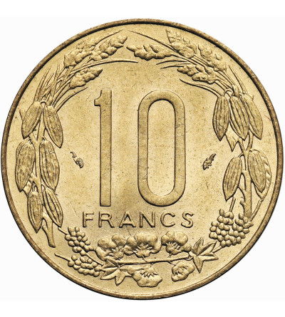 Afryka Środkowa. 10 franków 1978
