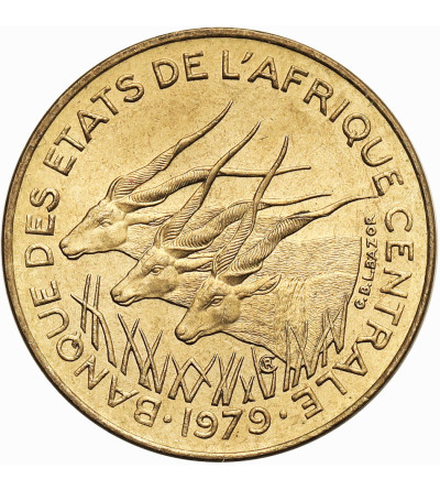 Afryka Środkowa. 5 franków 1979