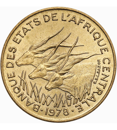 Central African States. 5 Francs 1978