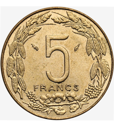 Afryka Środkowa. 5 franków 1978