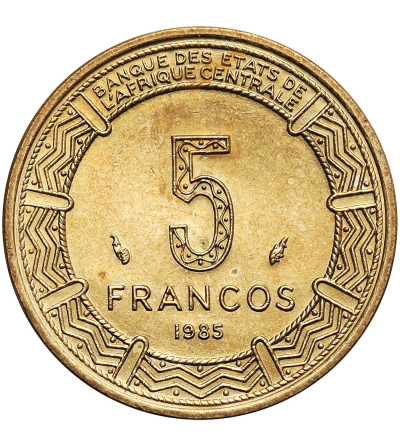 Gwinea Równikowa. 5 franków 1985