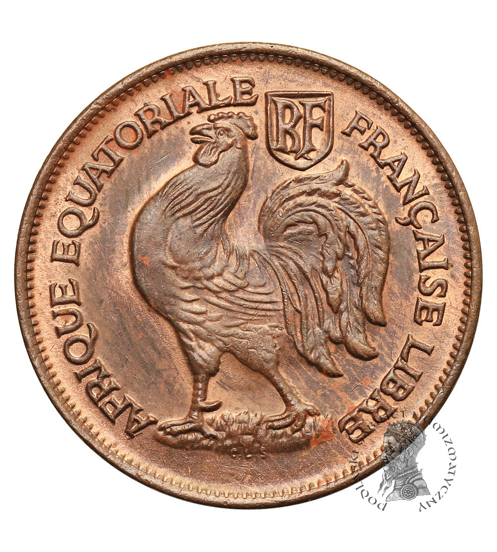 French Equatorial Africa. 1 Franc 1943 SA
