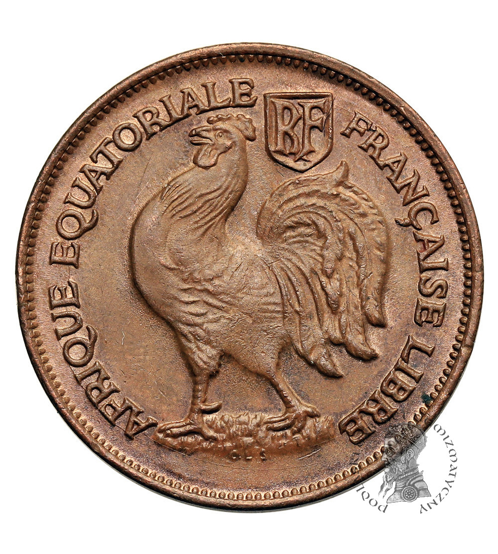French Equatorial Africa. 1 Franc 1943 SA