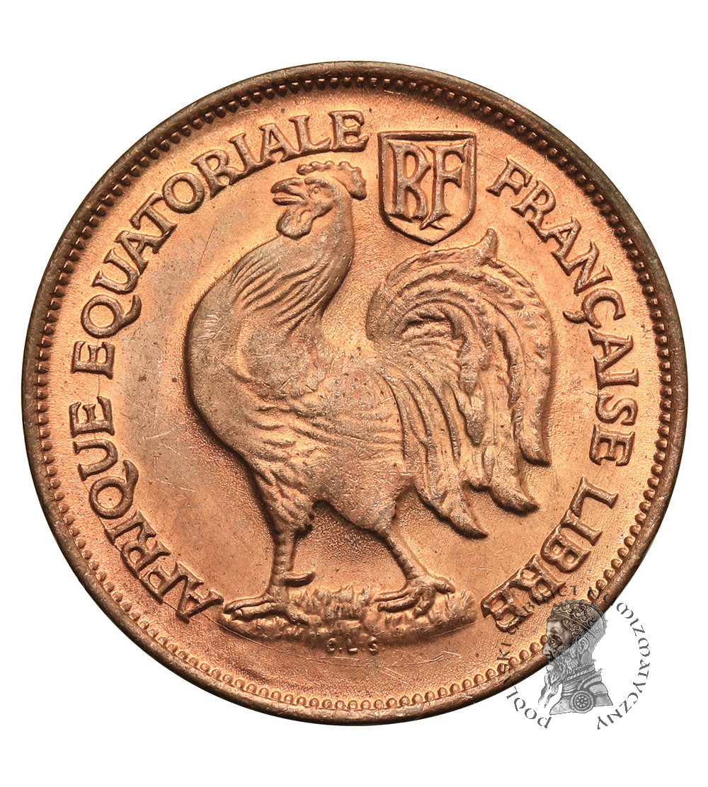 French Equatorial Africa. 1 Franc 1943 SA