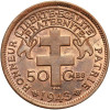 French Equatorial Africa. 50 Centimes 1943 SA