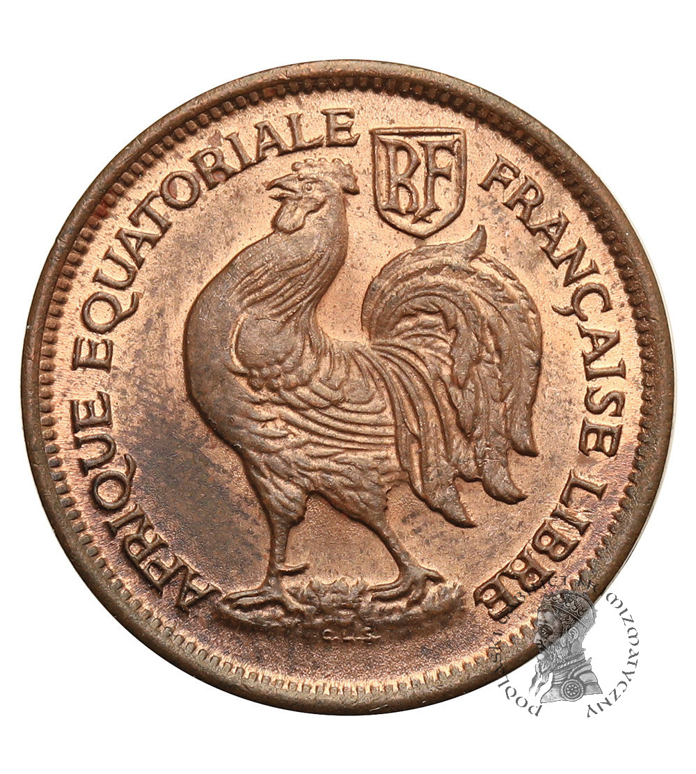 French Equatorial Africa. 50 Centimes 1943 SA
