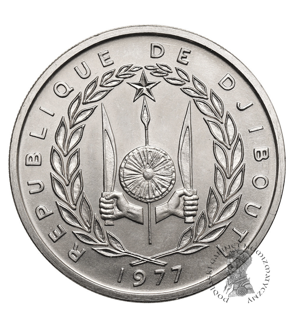 Dżibuti. 100 franków 1977, ESSAI (próba)