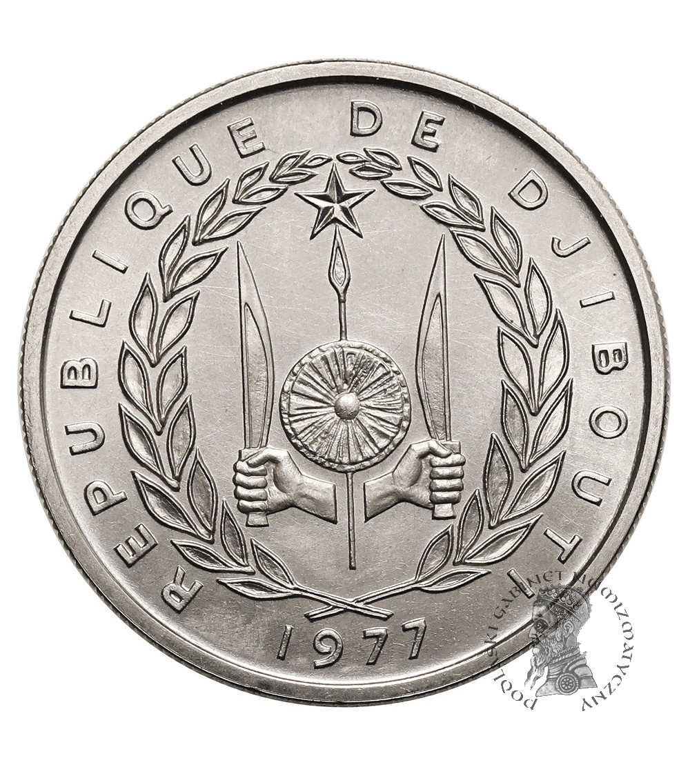 Djibouti. 50 Francs 1977, ESSAI