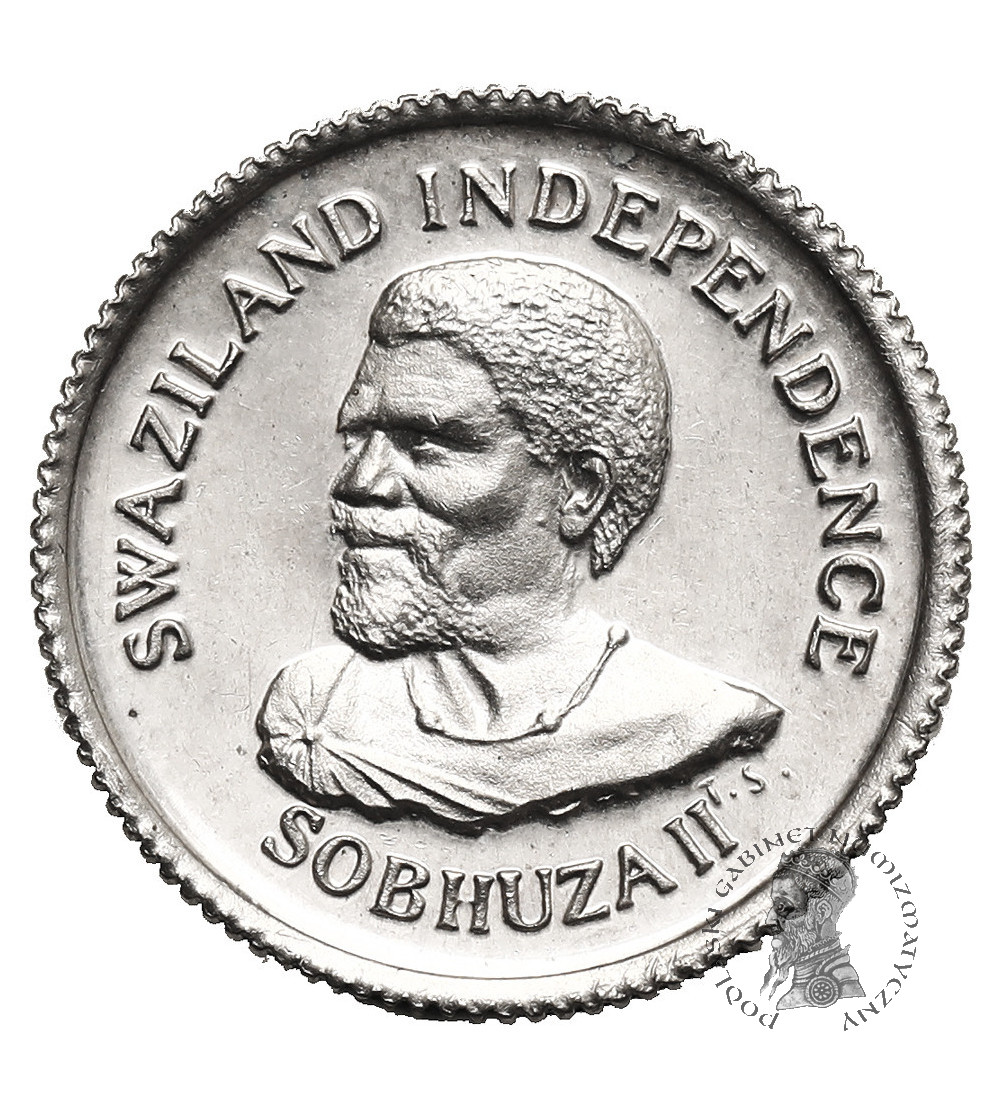 Suazi / Swaziland, Sobhuza II (1968-1982). 5 centów 1968, Niepodległość